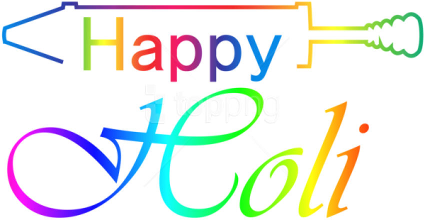Free Png Download Happy Holi Transparent Clipart Png - Free Png Download Happy Holi Transparent Clipart Png (850x440)