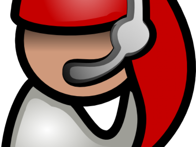 People Clipart Headphone - Telephone Operator Clip Art (640x480)