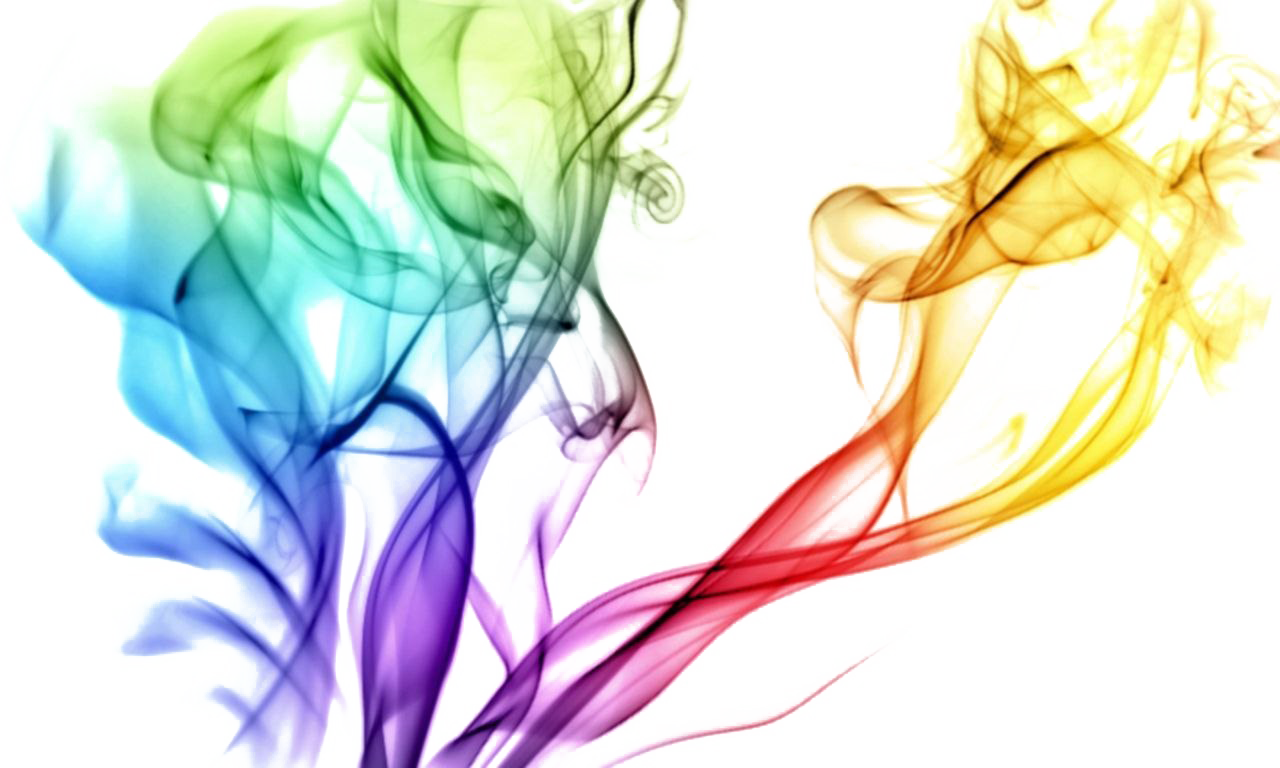 Colorful Smoke Transparent Png - Rainbow Smoke Png Transparent (1280x768)