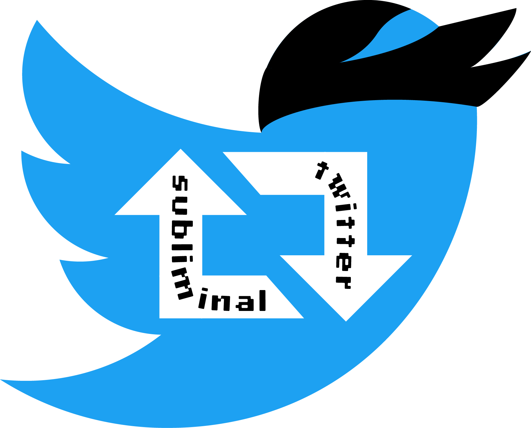 Sending Messages Via Twitter Retweets - Twitter Logo Png Hd (1757x1415)