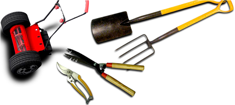 Clip Art Images - Garden Hand Tools Png (791x346)