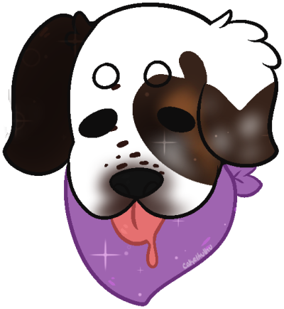 Did A Lil Doodle Of My Friends Service Dog - Cartoon (400x434)