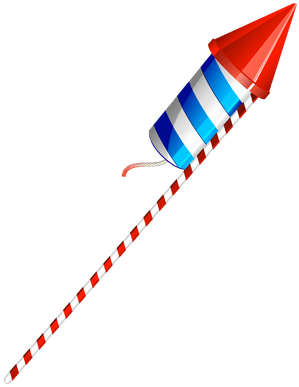 Happy Fourth Of July Fireworks - Transparent July 4th Clipart (400x400)