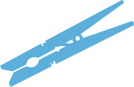 Clothespin - Blue Clothespin Png (459x298)