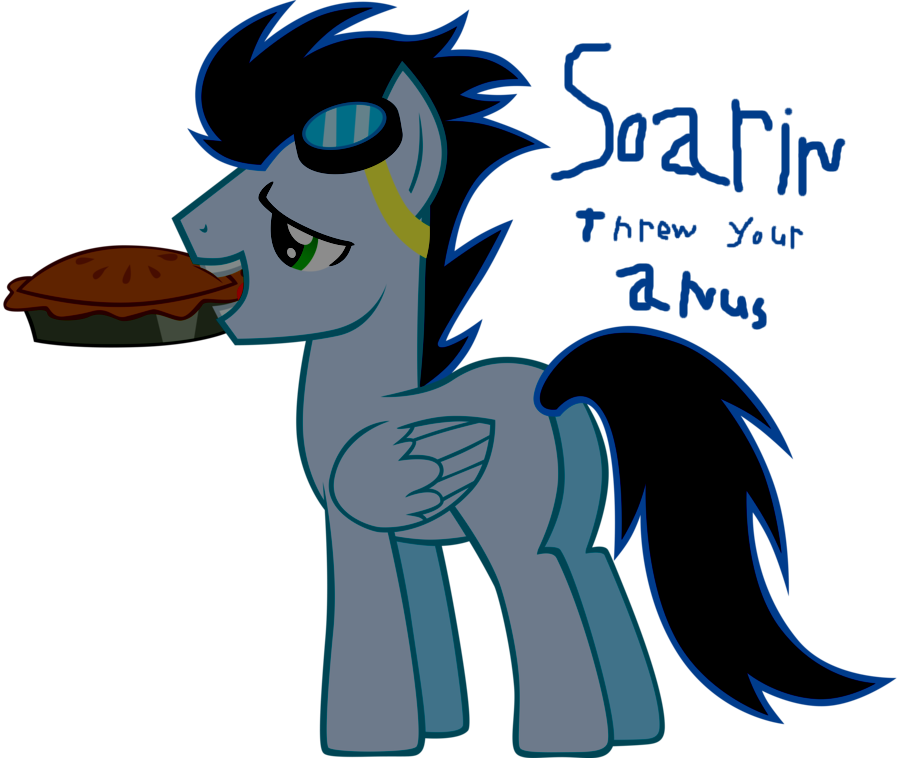 Artist Needed, Mouth Hold, Pie, Questionable, Soarin', - Soarin Pie Mlp (900x758)