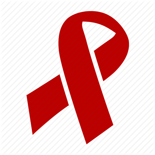 Lucifer Symbol Clipart Awareness Ribbon Cancer Symbol - Red Cancer Ribbon Png (512x512)