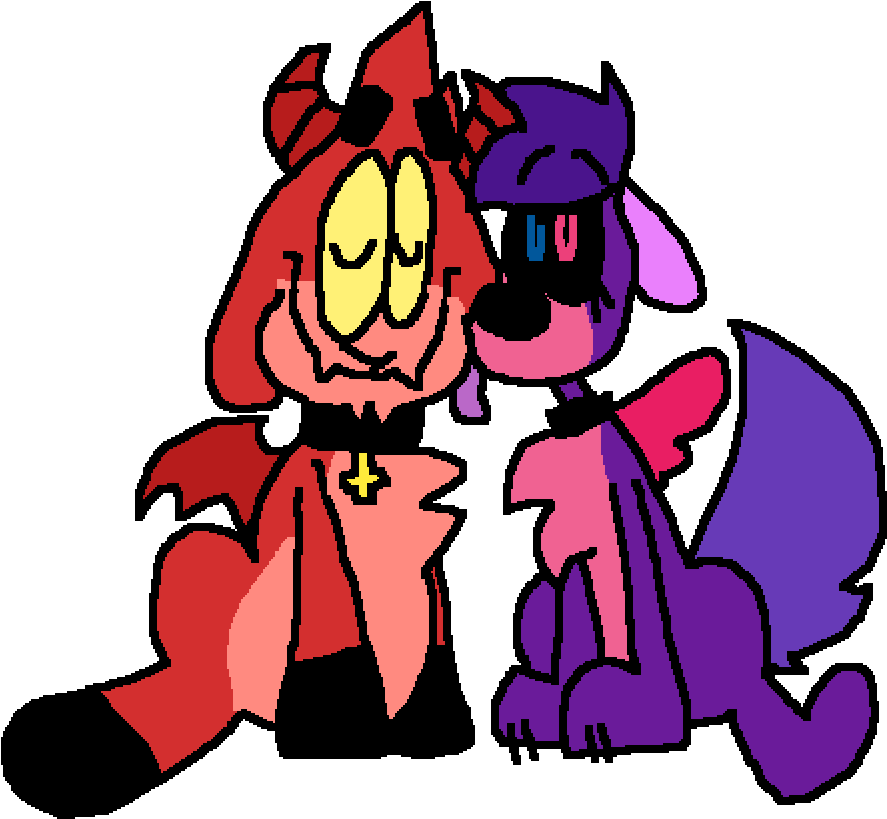 Me X Lucifer By Lucifer-fangirl - Cartoon (1000x1000)