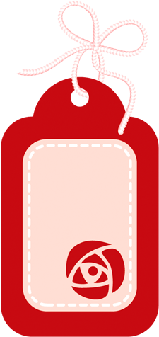 Red Rose Tag - Portable Network Graphics (512x512)