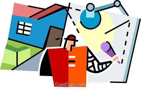 Architect Working At A Drafting Table Royalty Free - Architect Working At A Drafting Table Royalty Free (480x304)