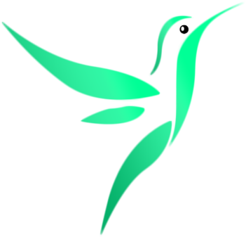 Picture Transparent Library Bird Logo Design Samples - Hummingbird (640x640)