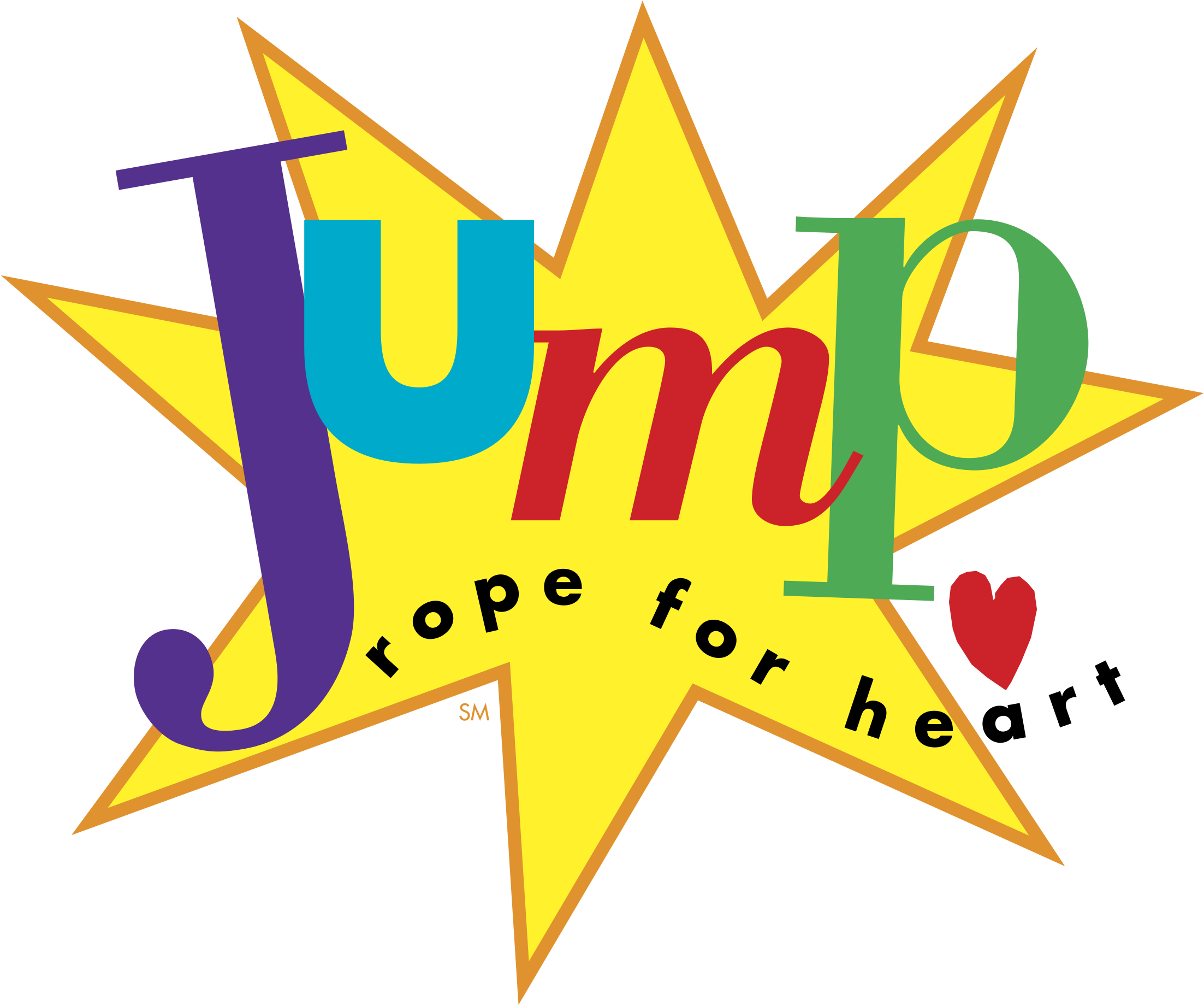 Jump Rope For Heart Logo Png Transparent - Jump Rope For Heart Clip Art Black (2205x1839)