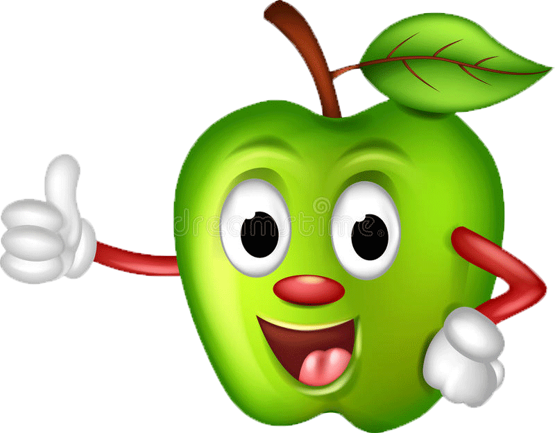 Elmapng - Apple Thumbs Up (800x624)