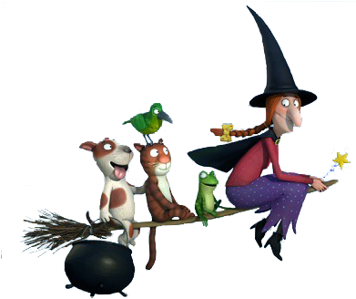 Guess What - Room On A Broom Characters (390x387)