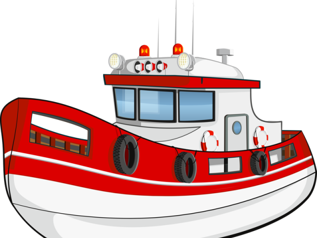 Tugboat Clipart Railways Transport - Water Transportation Clipart (640x480)