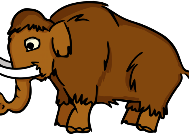 Mammoth Clipart Animal Body - Woolly Mammoth Clipart (640x480)
