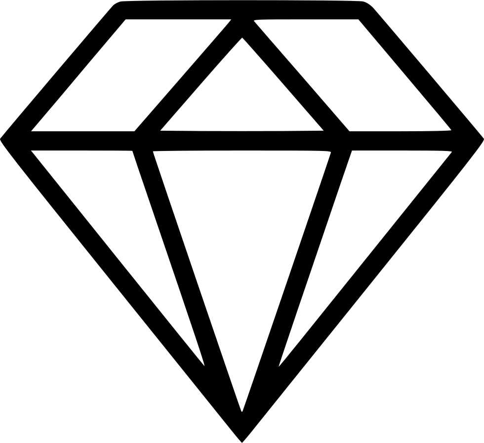70 Clipart Diamond - Free Diamond Svg File (980x898)