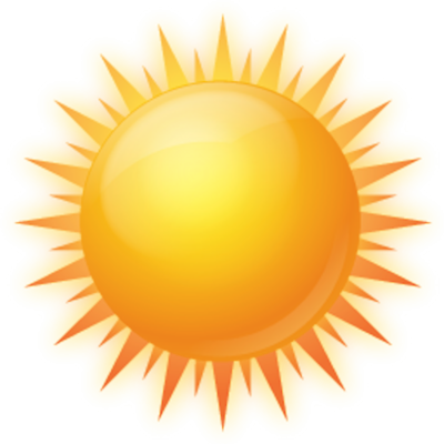 Summertime Hangman - Transparent Background Sun Clipart Png (400x400)
