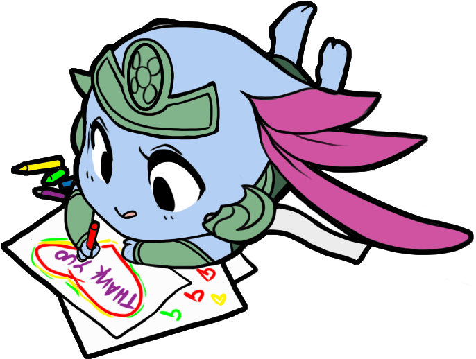 Smol 1/1~ But She Battles Them Chain Swingin' Gobbos - Cartoon (721x625)