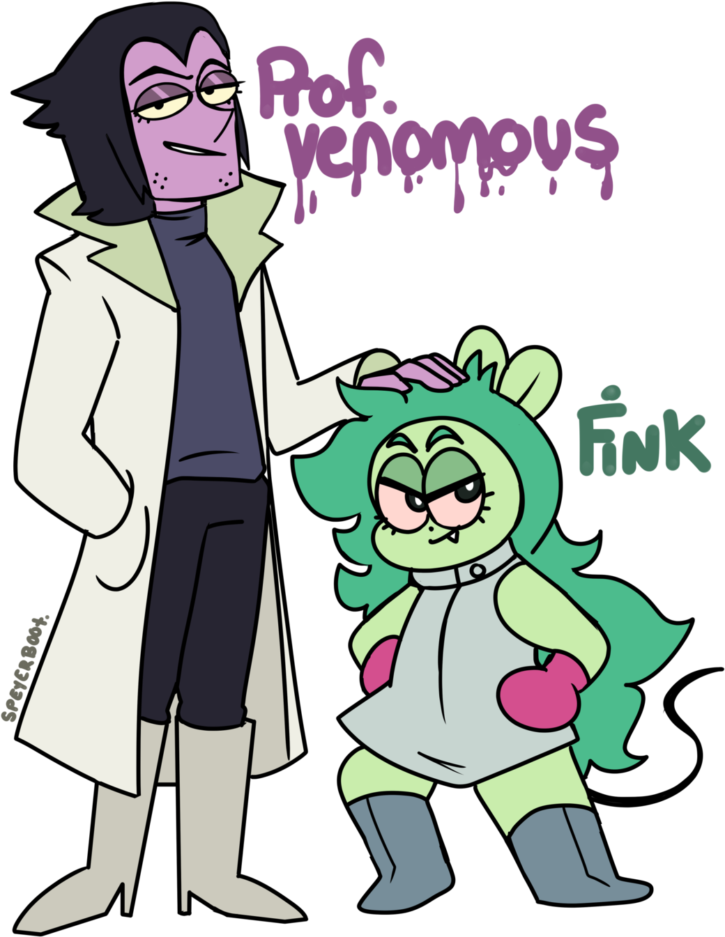 Professor Venomous And Fink - Ok Ko Professor Venomous (1280x1408)