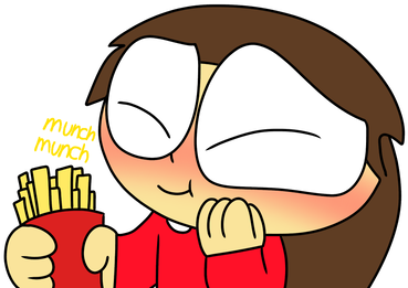 Qtoons 7 1 French Fries Are Delicious~ By Qtoons - Kamera Verboten (400x300)