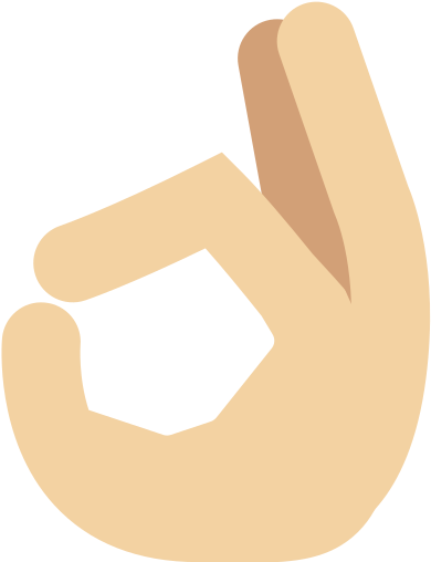 Hand Emoji Clipart Twitter - Ok Hand Emoji Twitter (512x512)