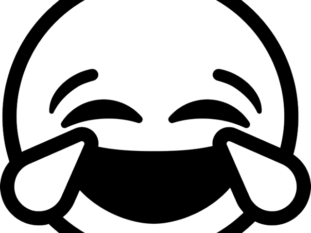 Hand Emoji Clipart Black And White - Emoji Clip Art Black And White (640x480)