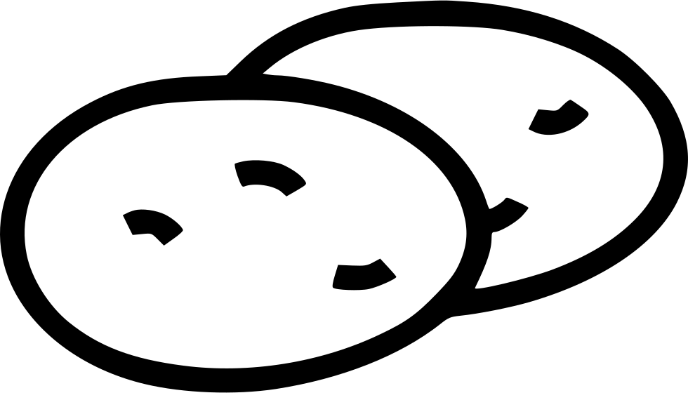 Potato Starch Carbohydrates Carbs Healthy Svg Png Icon - Starch Clipart Black And White Png (980x560)