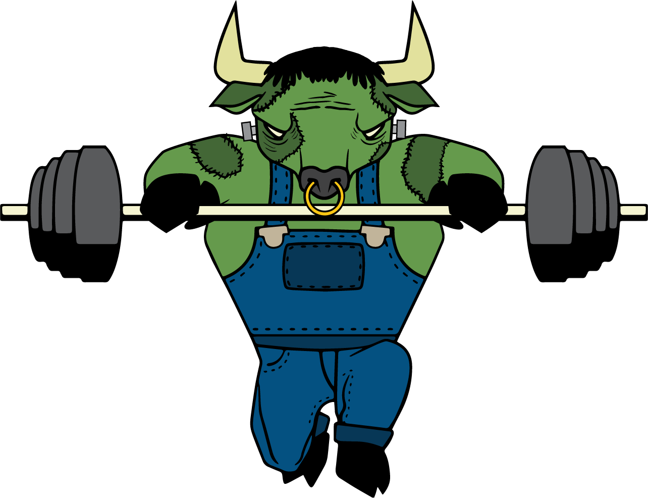 Fitness Clipart Female Weightlifter - Bodybuilding (1284x986)
