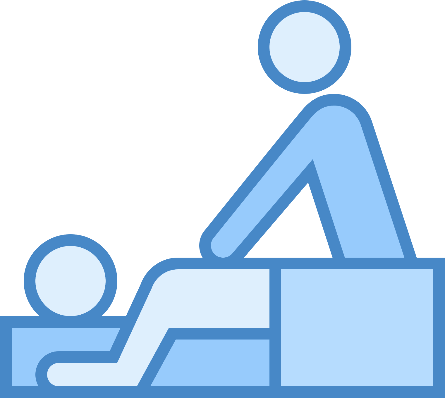 Massage Icon - Massage Icon Blue (1600x1600)