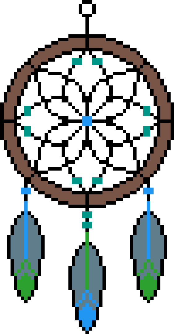 Dreamcatcher - Pixel Art (1111x1111)