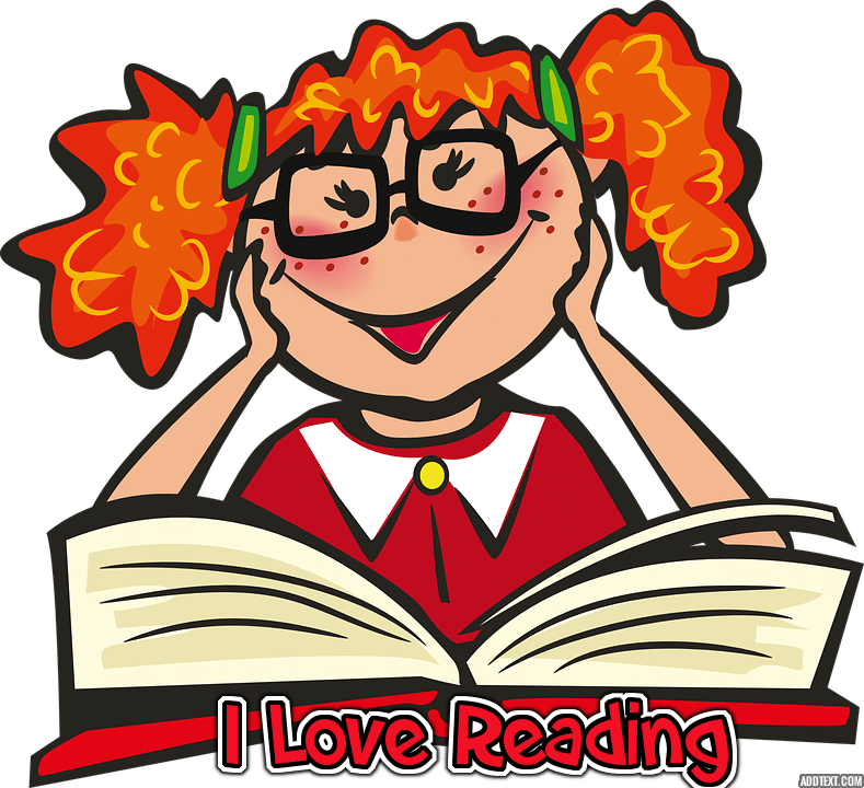 Make Sure To Go For A Vocabulary Built-up To Make Your - Girl Reading Book Cartoon (789x720)