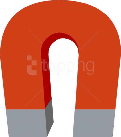 Download Magnet Clipart Png Photo - Horseshoe Magnet Clipart (481x545)