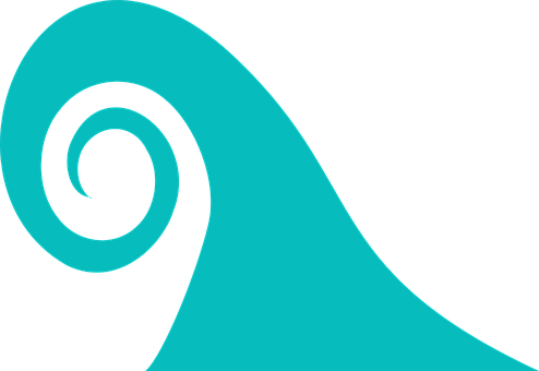 Wave, Ocean, Sea, Water, Tide, Current - Beach Wave Cartoon Transparent (494x340)