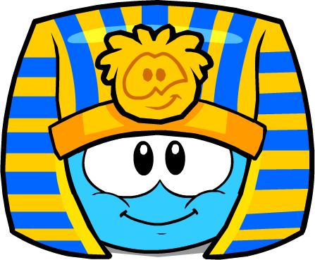 Hats Clipart Pharaoh - Cartoon Pharaoh Hat (447x369)