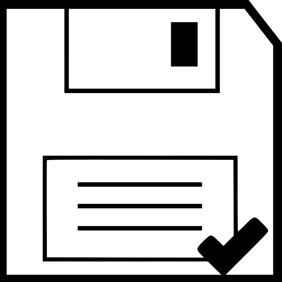 Floppy Disk Checked Comments - Floppy Disk Checked Comments (980x982)
