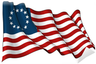 American Flag Waving Vector Free (400x400)