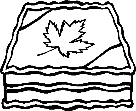 Canada Day 2015 Cake - Canada Day Coloring Pages (600x612)