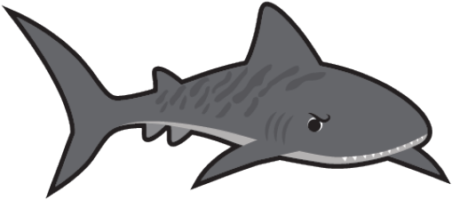 Bull Shark Clipart Mako Shark - Shark (640x480)