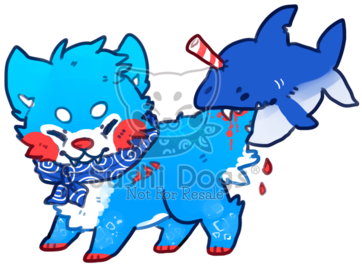 Pin Shark Bite Clipart - Cartoon (400x301)