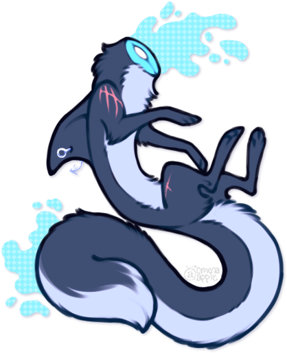 Shark Attack - Illustration (459x590)