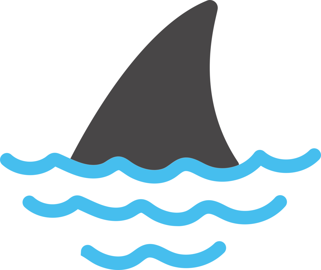 Fins Clipart Fish Pencil And In Color - Shark Fin Clipart Png (1024x861)