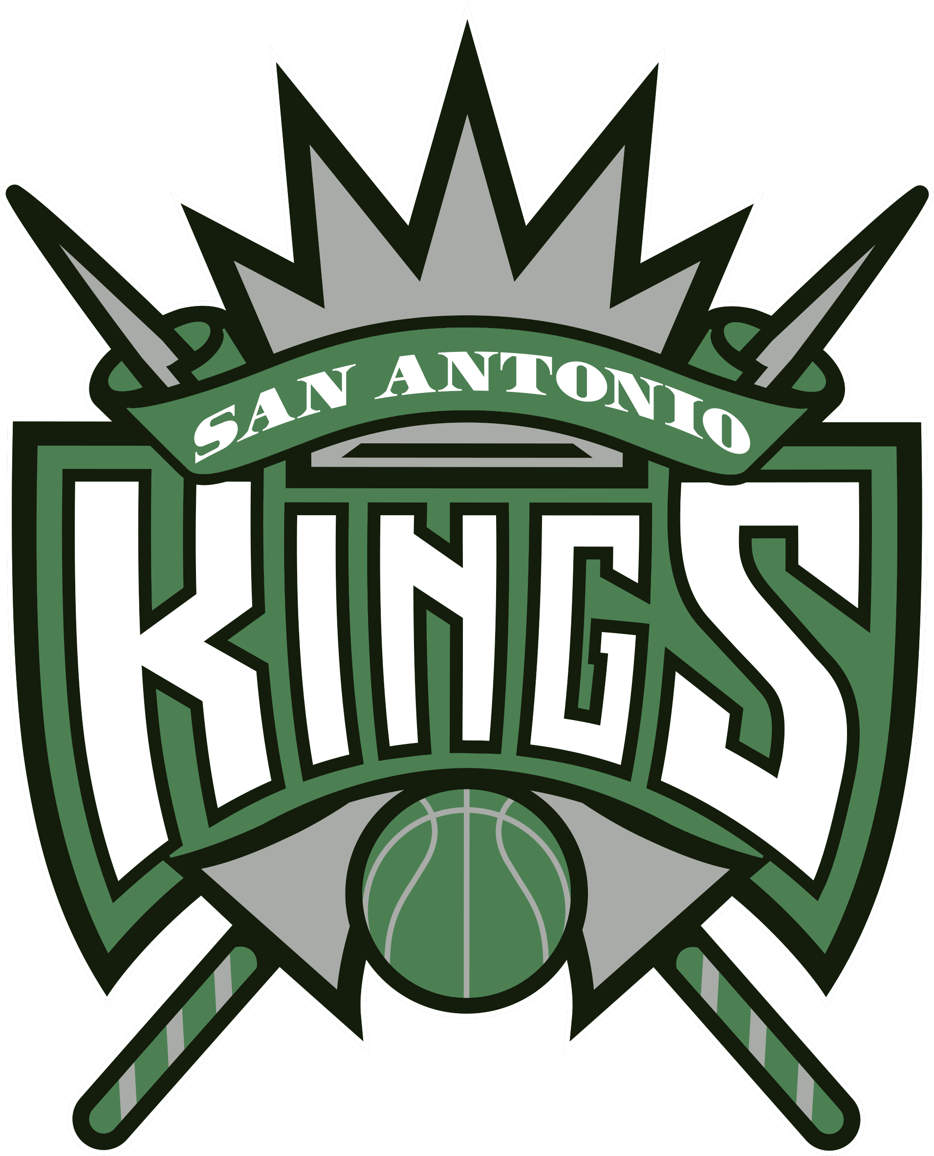San Antonio Kings - Sacramento Kings Logo 2002 (2000x2463)