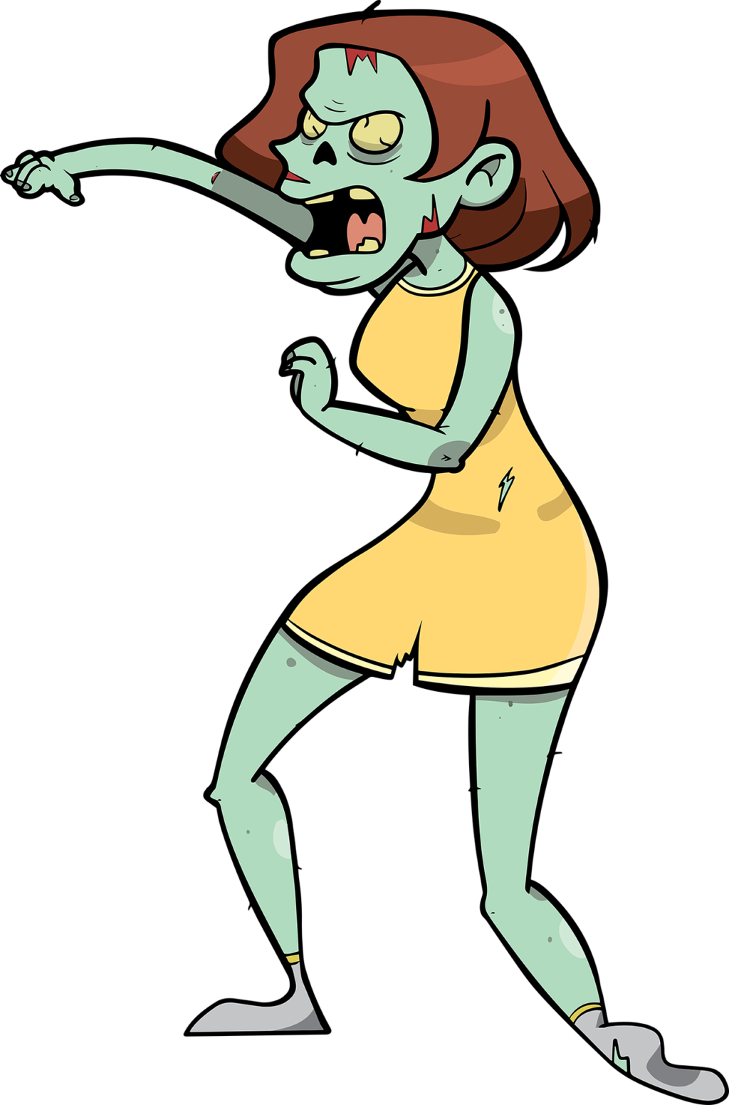 Moms On The Sunday Morning After Daylight Savings Time - Zombie Clipart No Background (1024x1551)