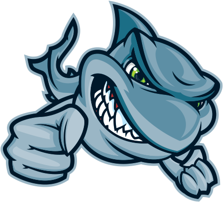 Printed Vinyl Power Stickers Factory - Decal Shark (600x600)