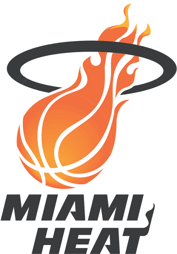 Miami Heat Clipart - Miami Heat Logo Design (1600x1067)