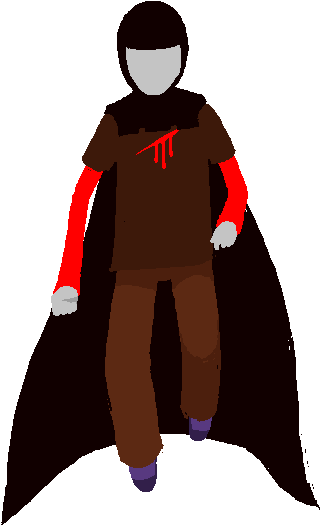 Blood Drop Clipart Images - Homestuck Knight Of Blood God Tier (338x554)