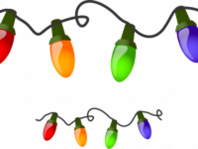 Christmas Lights Clipart Blinking - Christmas Lights Clipart Blinking (640x480)