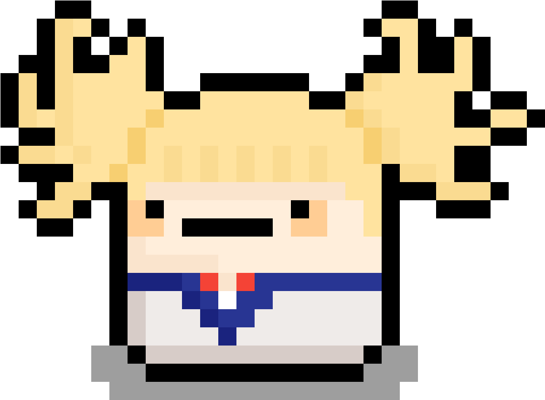 Himiko Toga Meep - Pixel Art Harry Potter (1184x1184)