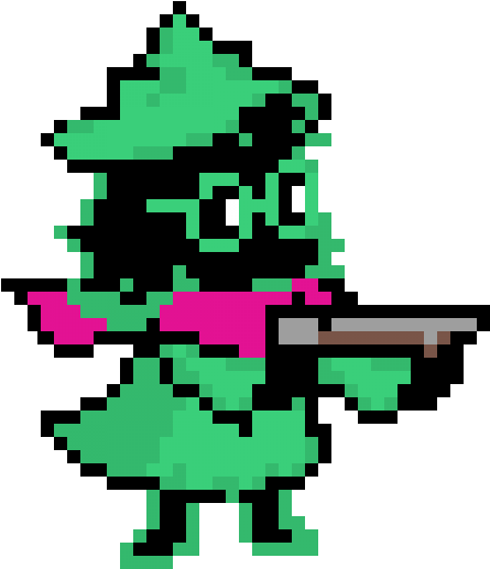 Random Image From User - Ralsei Deltarune Sprite (588x516)