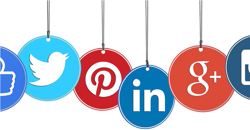 Network Clipart Internet Network - Social Media Posting (825x468)